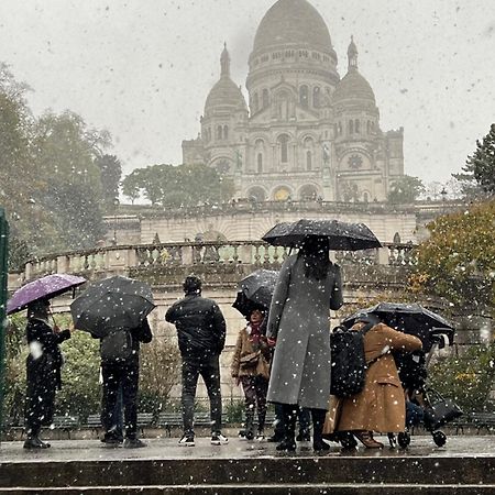 Montmartre Joli 2 Pieces Au Pied Du Sacre Coeur Apartman Párizs Kültér fotó