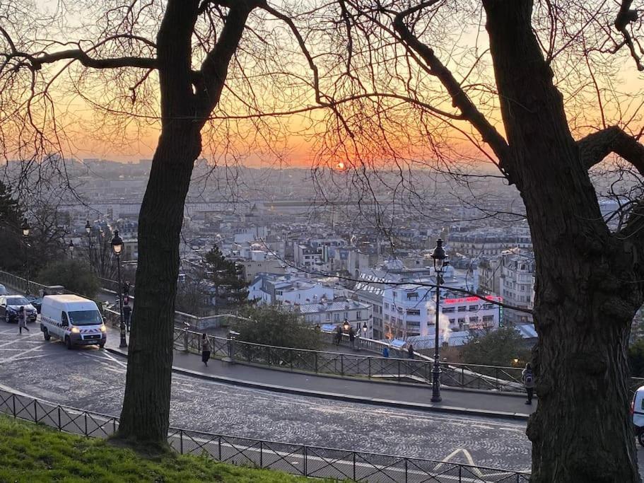 Montmartre Joli 2 Pieces Au Pied Du Sacre Coeur Apartman Párizs Kültér fotó